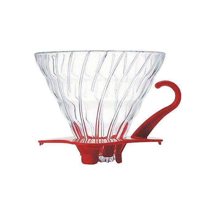 Hario V60 Glass Dripper - Red